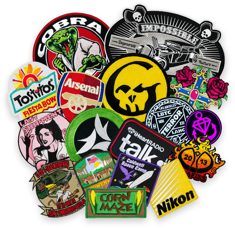 Iron On, Velcro, Sewn On Patch Services ASI Patches  Custom